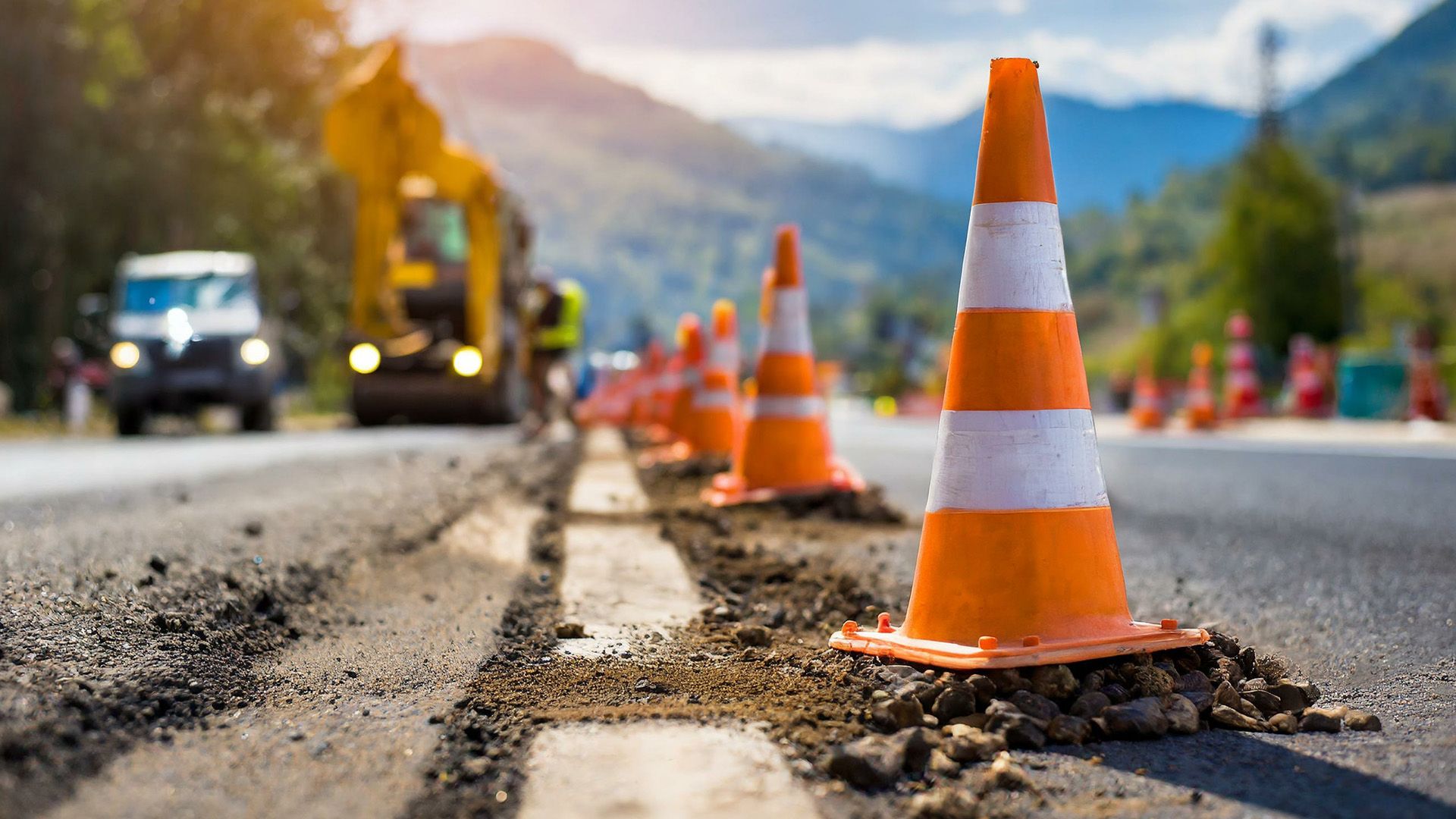 Cantieri ML MASI SRL a Lamporecchio e in tutta la Toscana Lavori stradali, autotrasporti conto terzi, recupero materiali inerti, impianto frantumazione